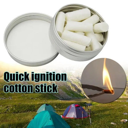 Outdoor Camping Paraffin Swab Survival Fire Starter