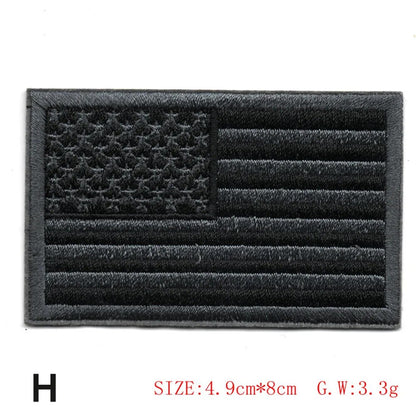 Embroidered American Flag  Patches