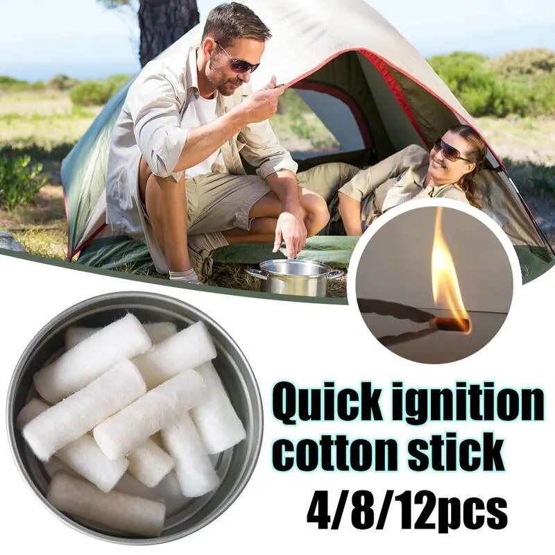 Outdoor Camping Paraffin Swab Survival Fire Starter