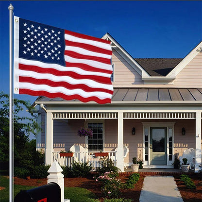 3x5 FT American Flag With Embroidered Stars & Sewn Stripes Waterproof Nylon &  Brass Grommets