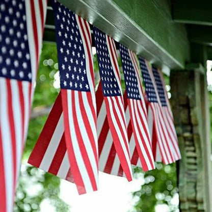 5x8” 20pcs/set American Flag String  Banner