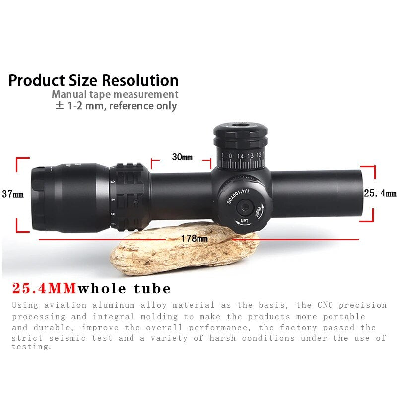 2-8x20IR Adjustable Green Red Dot Rifle Scope