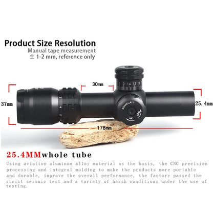 2-8x20IR Adjustable Green Red Dot Rifle Scope