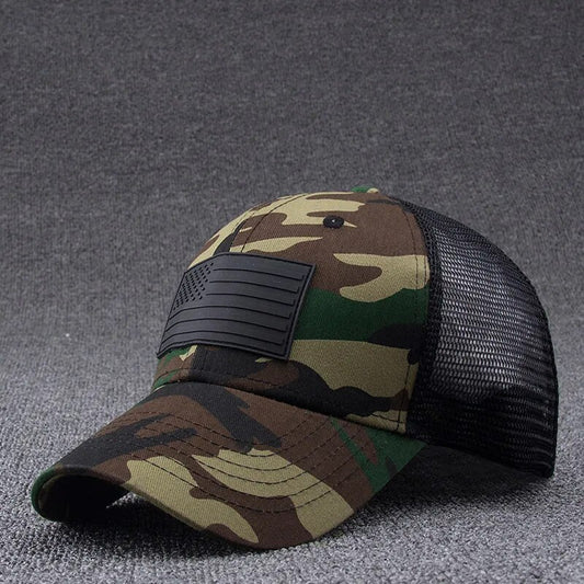 American Flag Camouflage Hat