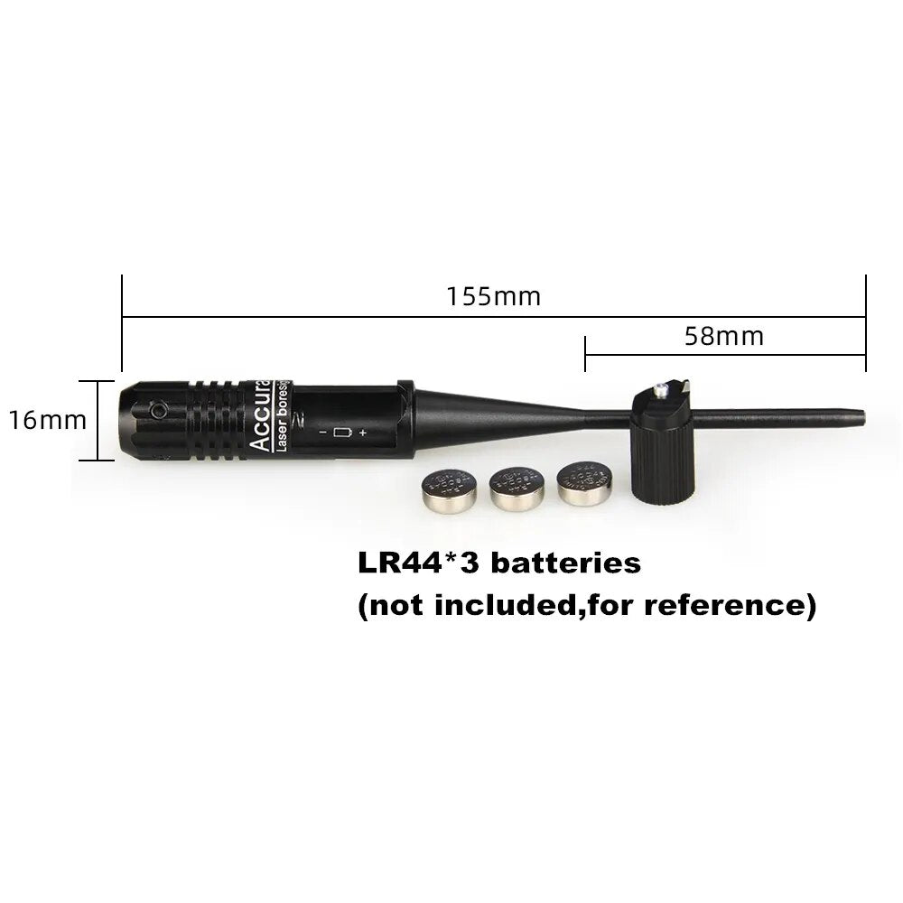 Laser Bore Sight fits 0.22-0.5 Handguns Rifles