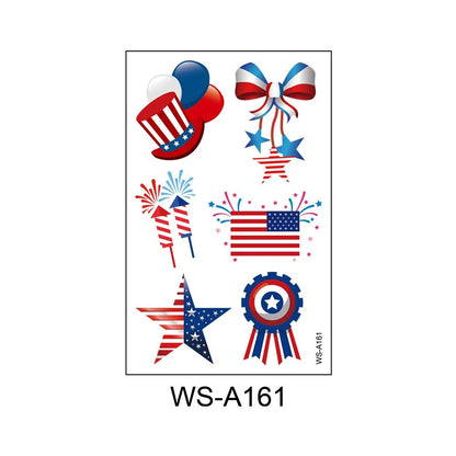 10pcs USA Flag Premium Waterproof Temporary Tattoo