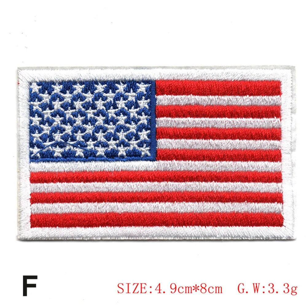 Embroidered American Flag  Patches