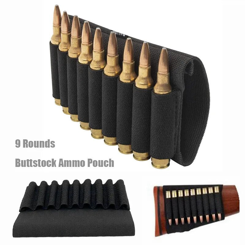 9 Round Buttstock Ammo Pouch