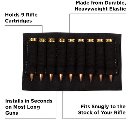 9 Round Buttstock Ammo Pouch