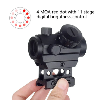 1x20  Red Dot Sight  With 1 inch Riser for a Picatinny rail