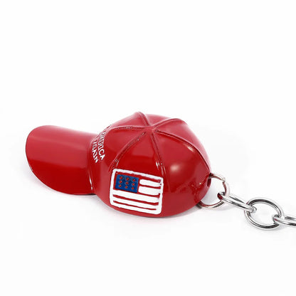 Red Hat Trump Keychain  MAKE AMERICA GREAT AGAIN Key Ring Fashion Nation Key Holder For Men Women Jewelry Accessories