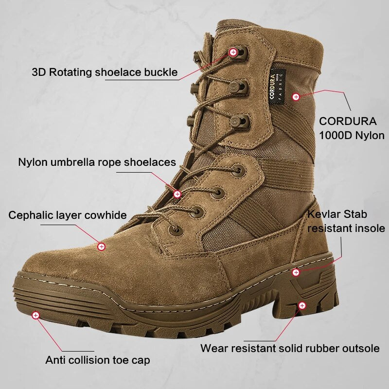 Mens Military Combat Boots