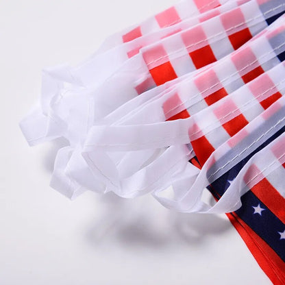 5x8” 20pcs/set American Flag String  Banner