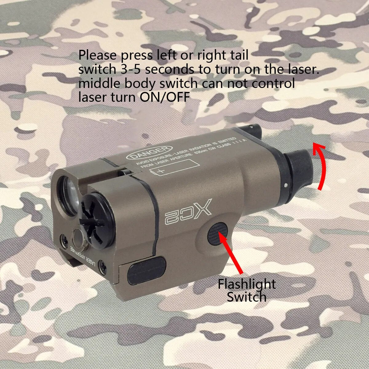 SureFire XC2 LED Flashlight For  GLOCK 17 18C 19 Fit 20mm Rail