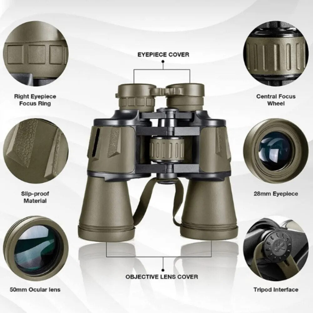 20x50 military grade High Power Binocular