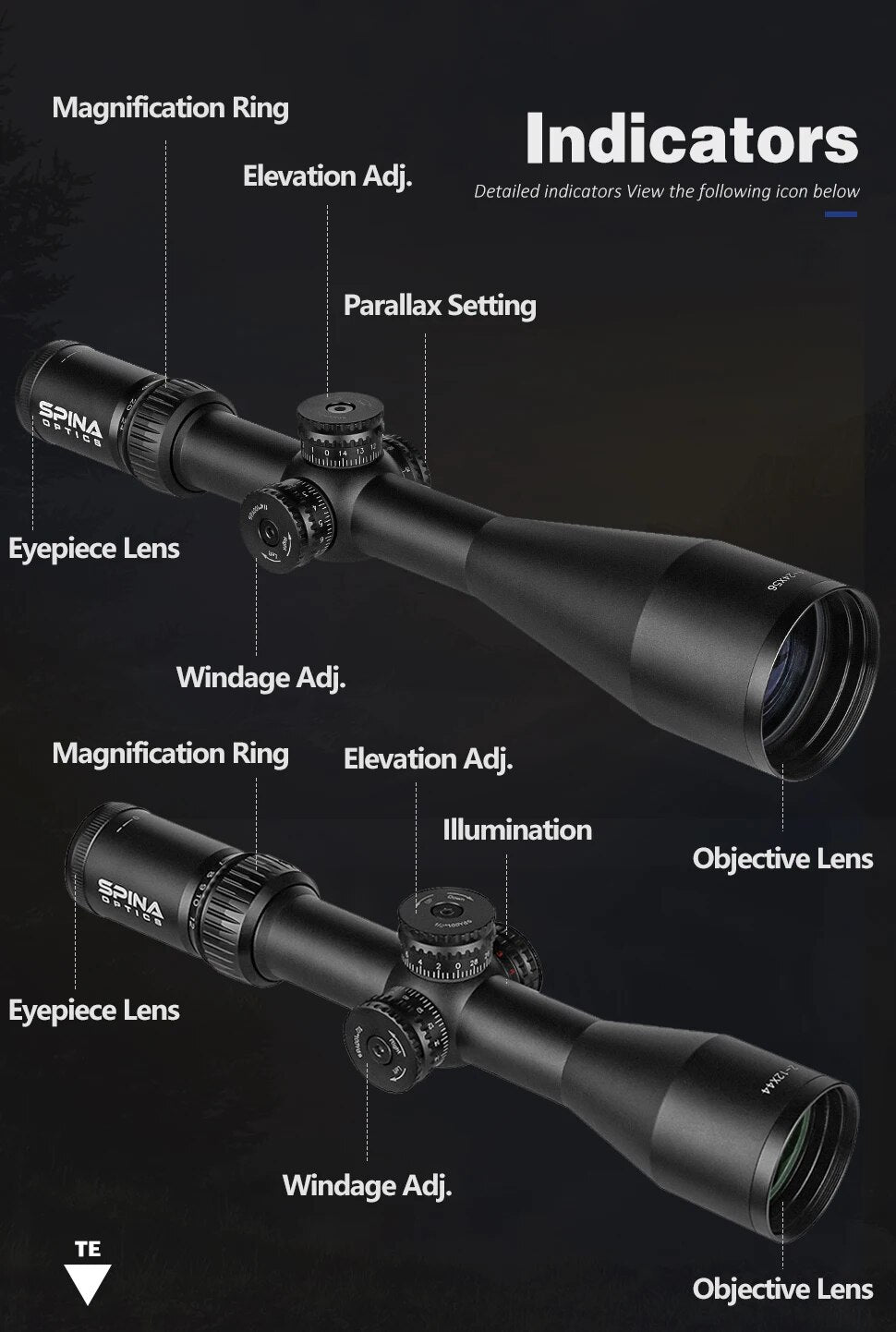 Tactical Riflescope Optical Sight