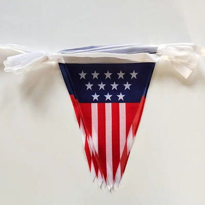 American Flag Triangle Banner