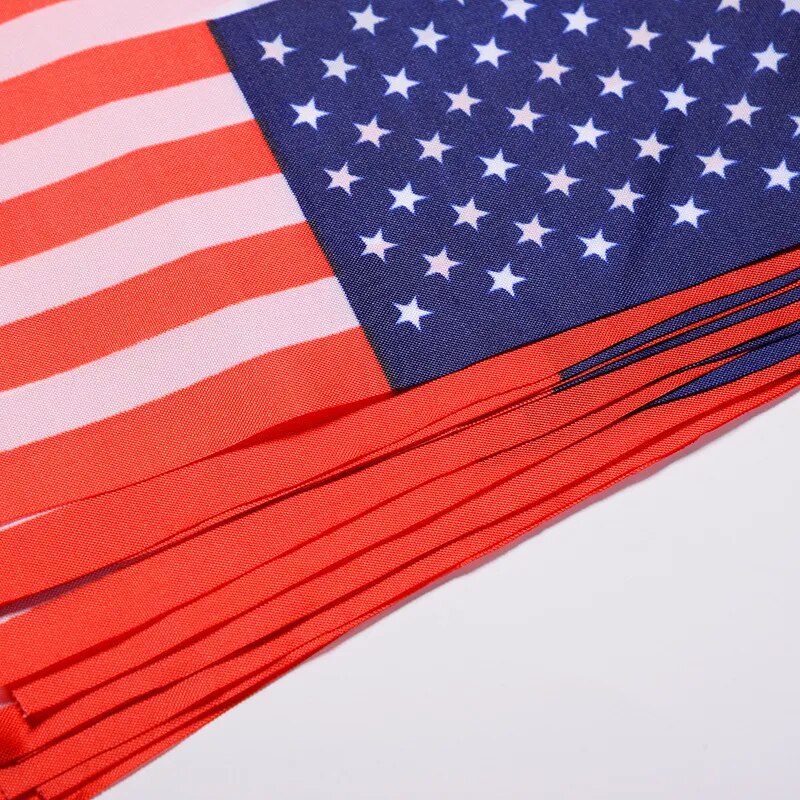 5x8” 20pcs/set American Flag String  Banner