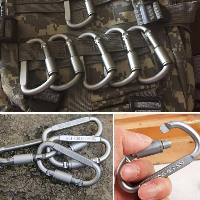 6pcs Carabiner Travel Kit