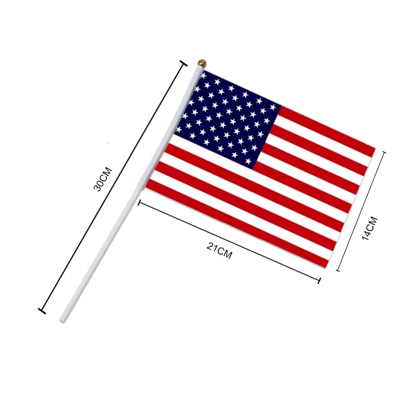 Mini American Flags 5x8 Inch